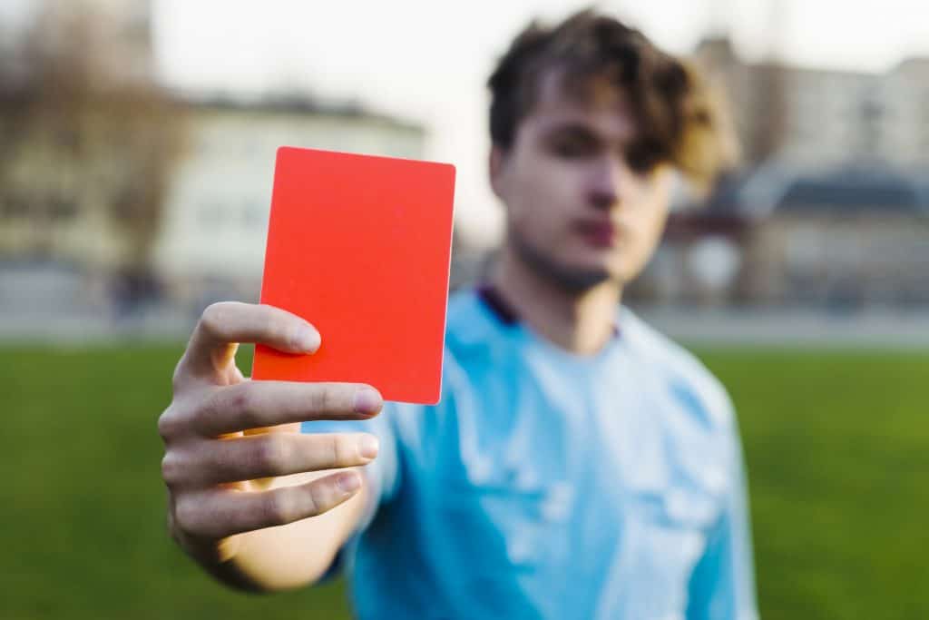 referee red card