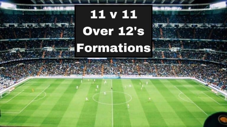11 v 11 Over 12s Soccer Formations