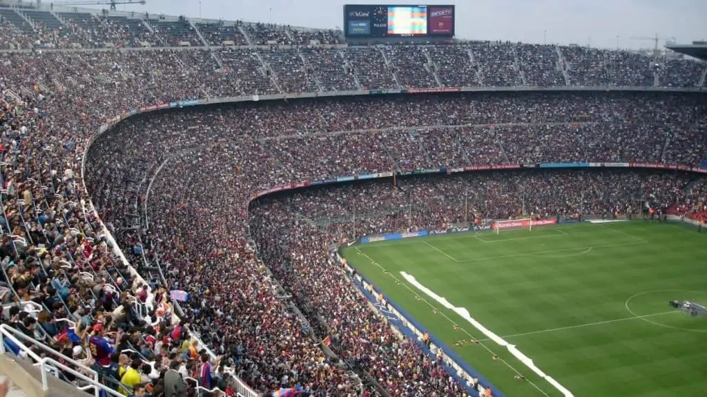 Popular soccer stadium many fans (interesting and fun facts about soccer)