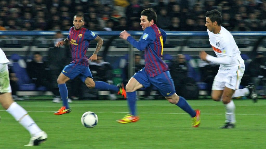 Lionel Messi Player of the Year 2011 running 
