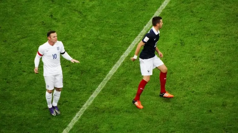 England striker Wayne Rooney and France midfielder Morgan Schneiderlin 23114034985