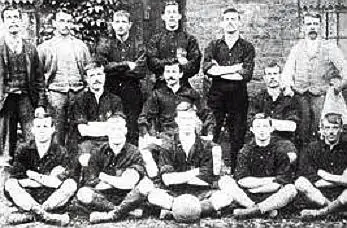 First Olympic soccer team Great Britain at Upton Park - Is soccer an olympic sport?