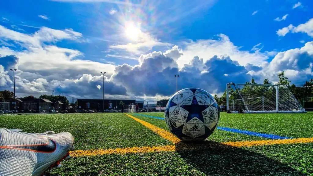 Soccer ball in the sun - Is soccer year-round?