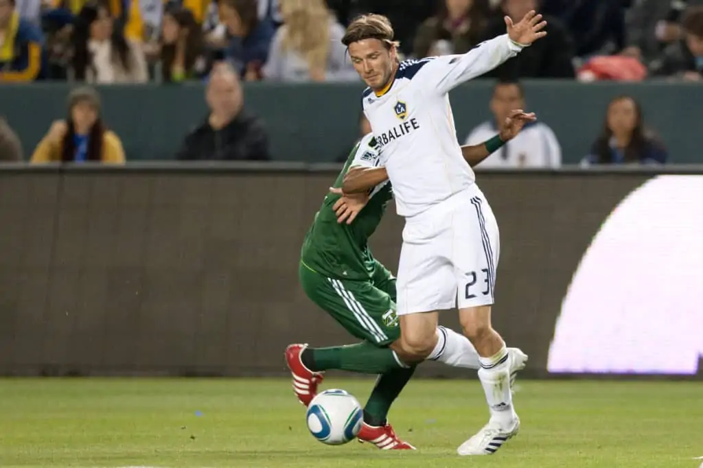 MLS game between the Portland Timbers and the Los Angeles Galaxy