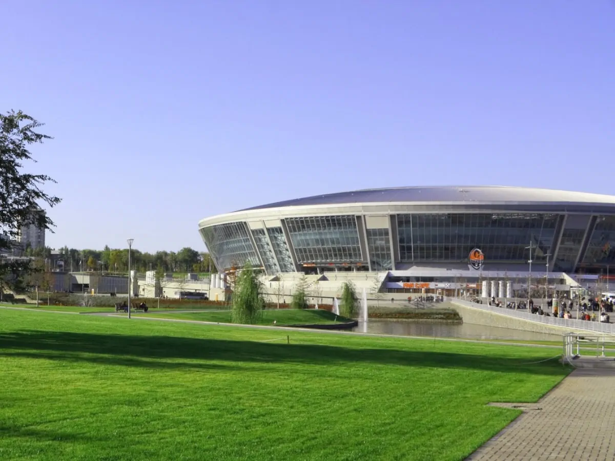 Donbass Arena Ukrainian Stadium ○ Soccer Blade