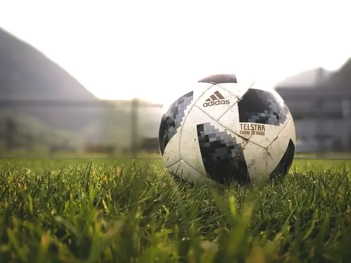 Soccer ball on a field ○ Soccer Blade