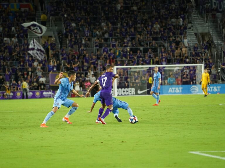 Orlando City host New York City FC during on July 10 2019 at Orlando City Stadium in Orlando Florida. Photo Credit Marty Jean Louis. ○ Soccer Blade