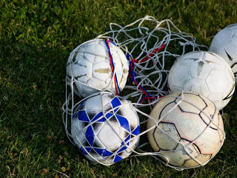 bag of soccer balls