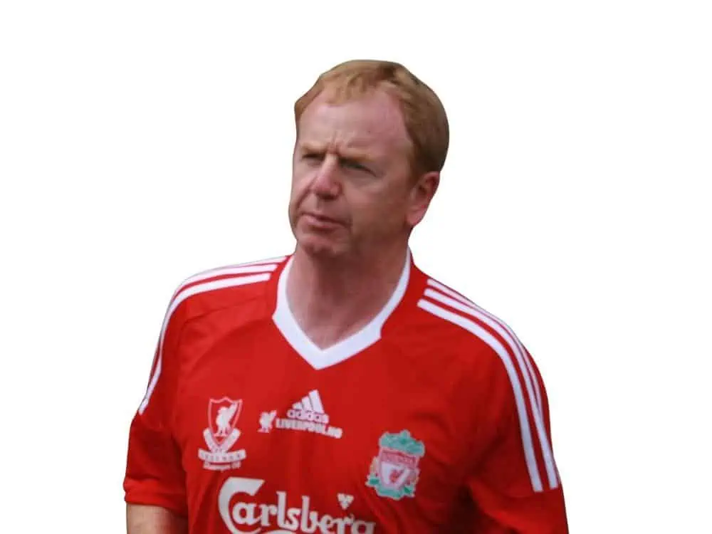 David Fairclough Retired in a Liverpool FC jersey