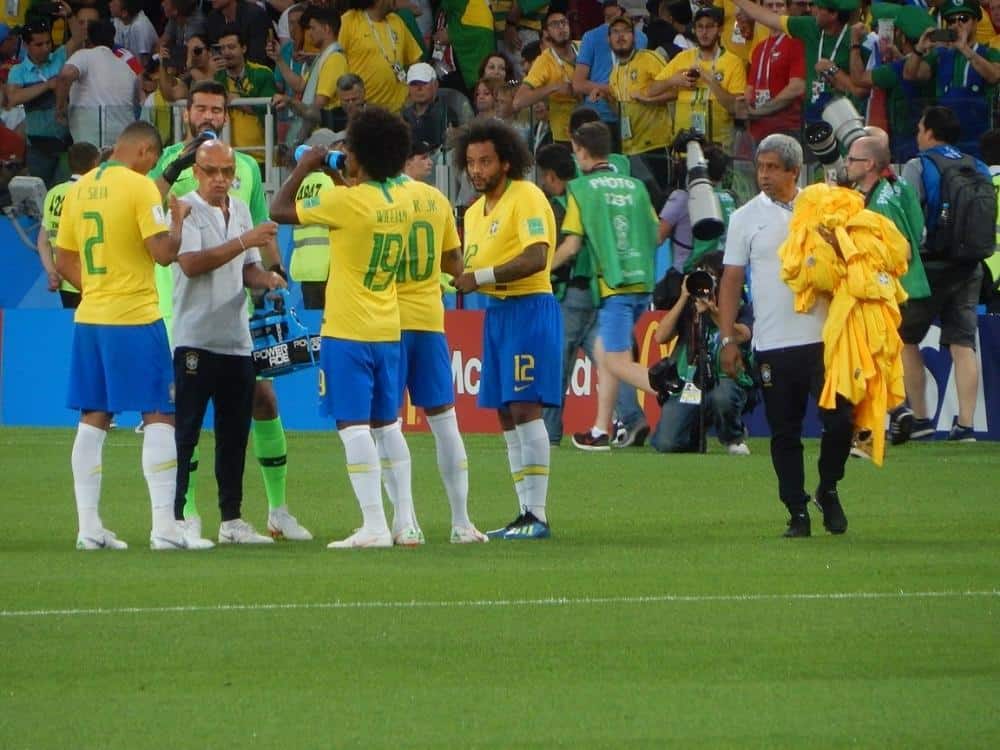 FIFA World Cup 2018 Group E Serbia vs. Brazil. Marcelo Vieira da Silva