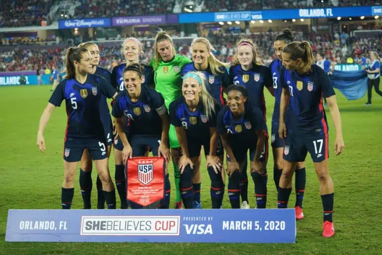 USA vs England Match during the 2020 SheBelieves Cup at Exploria Stadium in Orlando Florida on Thursday March 5 2020