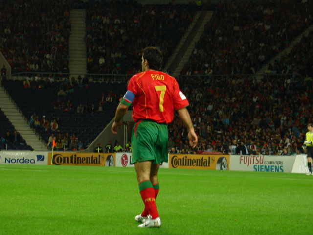 Figo playing for Portugal ○ Soccer Blade