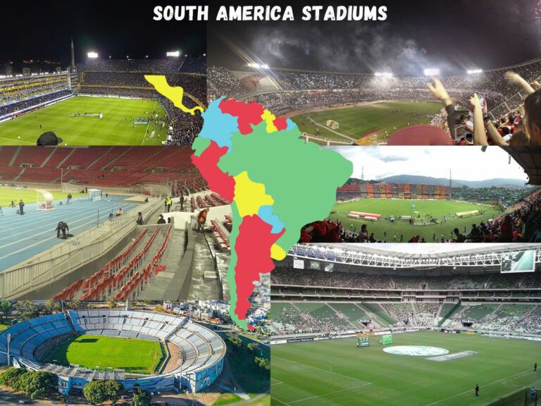 South America stadiums ○ Soccer Blade